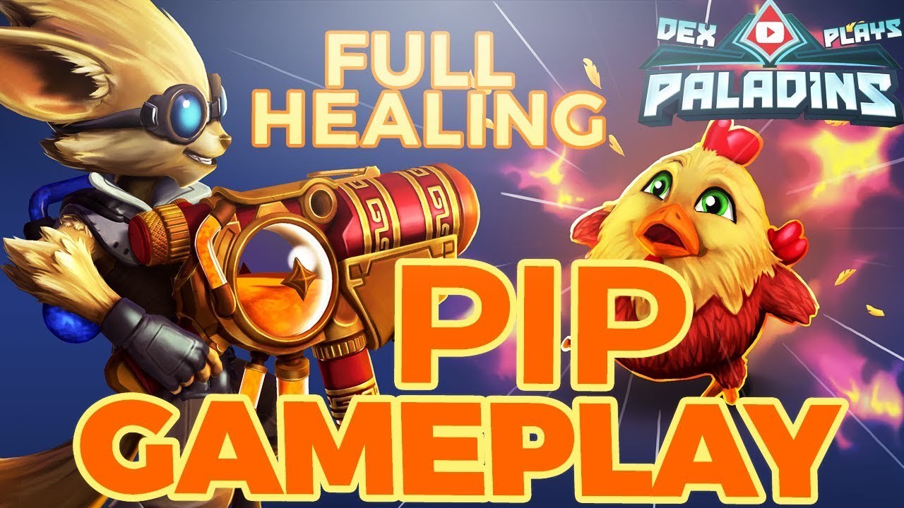 Paladins - Pip Gameplay |  Who says that Pip can't heal? | Pip Build & Loadout