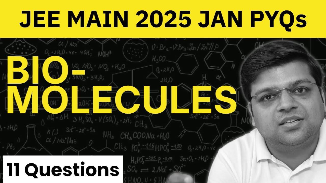 JEE Main 2025 Jan PYQs | Biomolecules | Chaitanya Sir - DexterChem