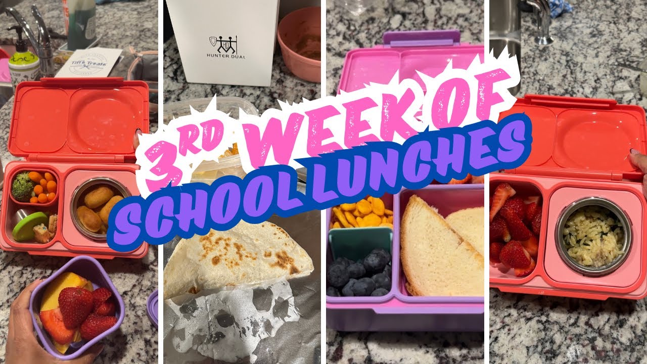 Realistic School Lunch Ideas | September 2025 Back to School Lunches
