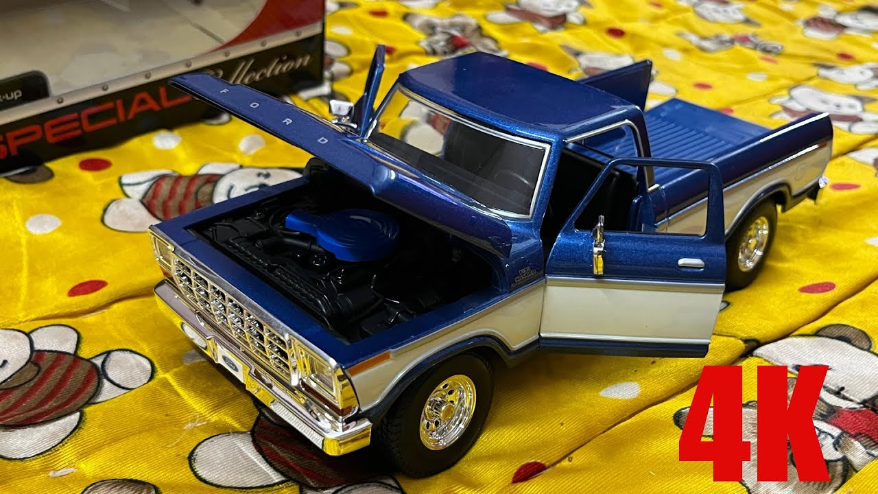 1/18 Maisto 1979 Ford F150 Pickup Blue