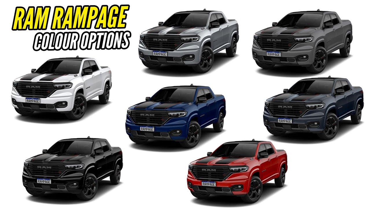 2026 RAM Rampage Colors - All 7 Paint Options - Images | AUTOBICS