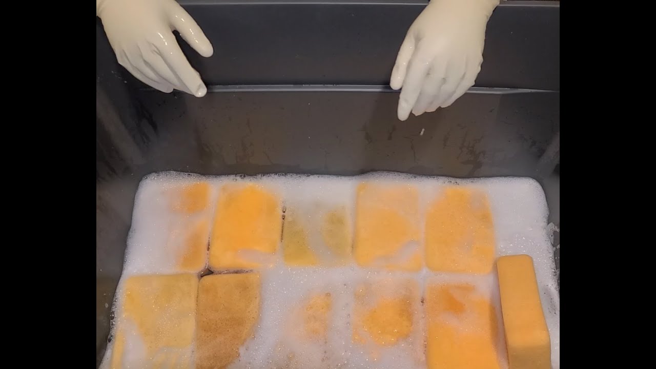 1 of 4 Turtle Wax & Water Armaly Pro Plus Car Wash Sponge Softening / GROUT SPONGE ASMR / RELAX PS