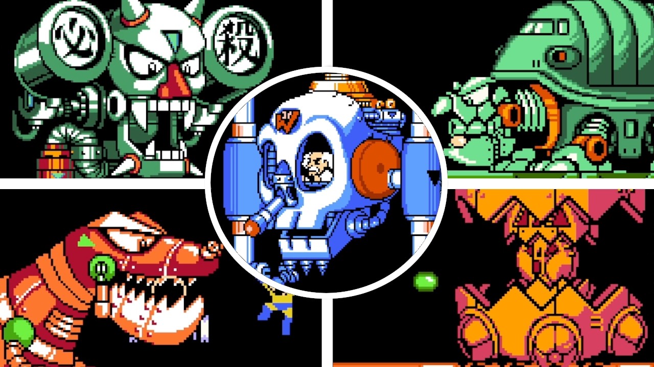 MegaMan 7 NES/Rockman 7 FC - All Bosses & Ending (No Damage)