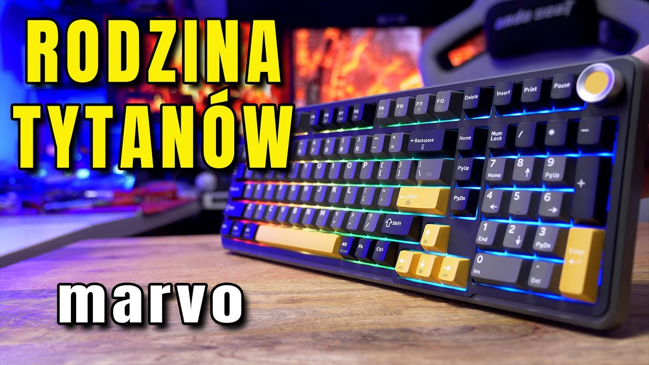 Marvo Titan - rodzina klawiatur mechanicznych - recenzja - VBT