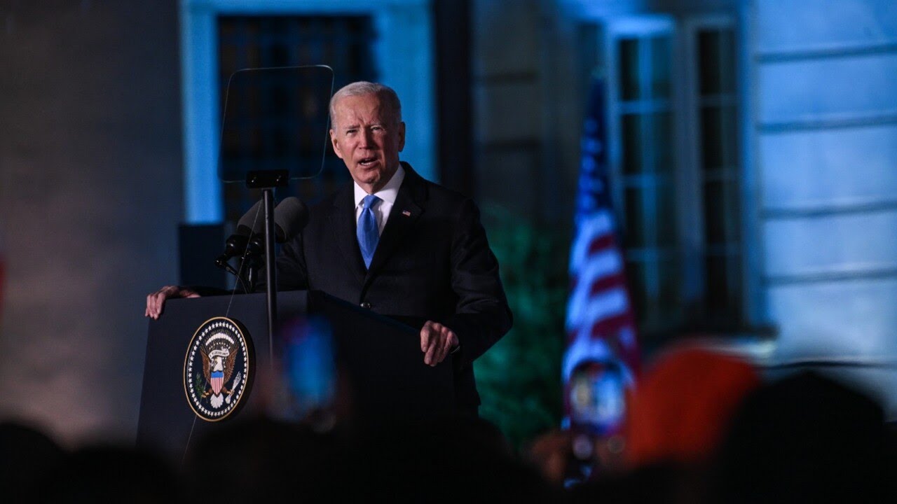 US President Joe Biden with a rallying cry for the free world in Poland
