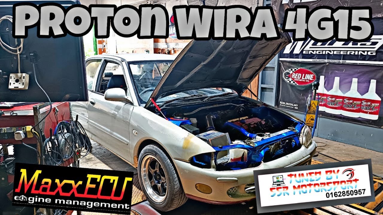 Street & Dyno Tuning | Dialcam 🛠️| Proton Wira 4G15 🚗💨💥🔥 | Management MaxxECU Mini 👨‍💻📈📊