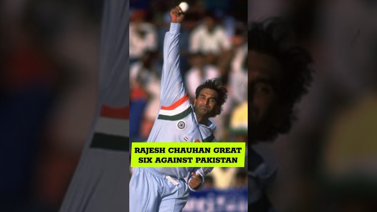 😮Untold story of Rajesh Chauhan great Six against| Ind Vs Pakistan🔥#cricket#Shorts#trending#viral