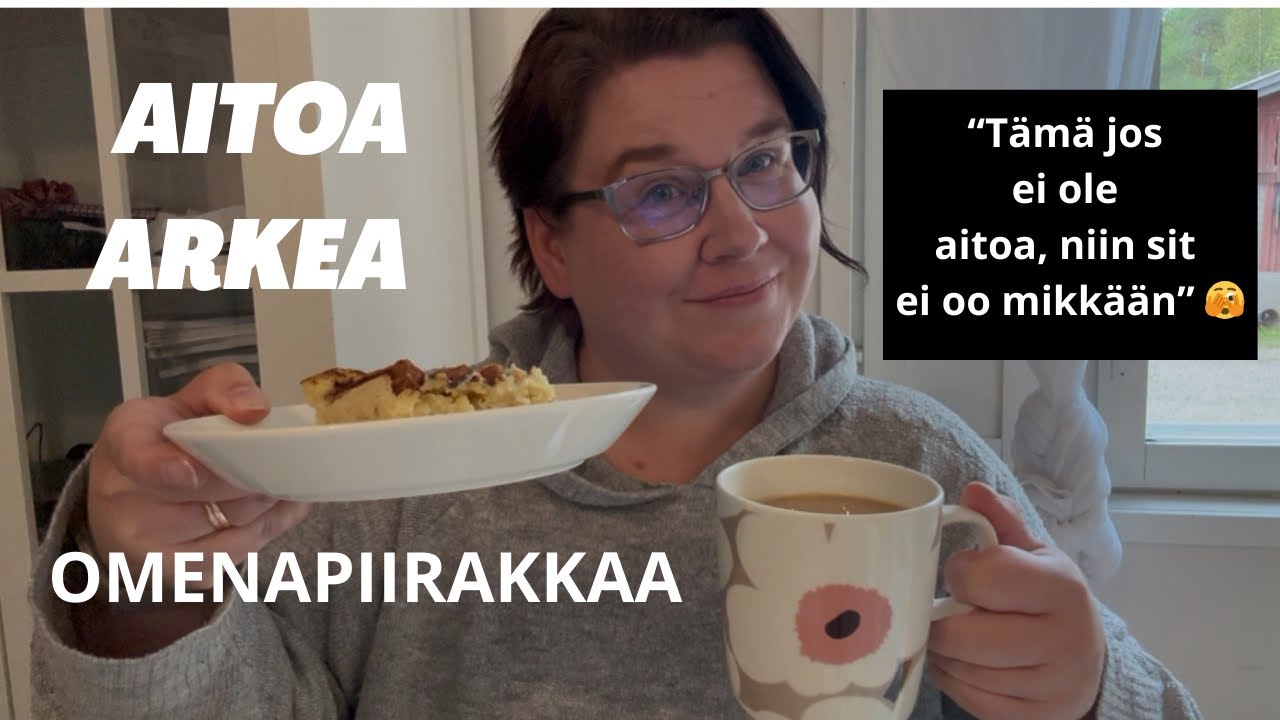 OMENAPIIRAKKAA JA AITOA LAPSIPERHEARKEA 🍎🍏