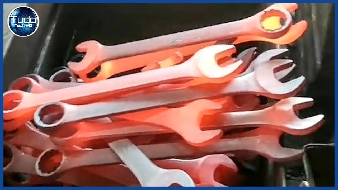 Como são feitas as Ferramentas Forjadas. Incrível Processo de Fabricação de Ferramentas em Série
