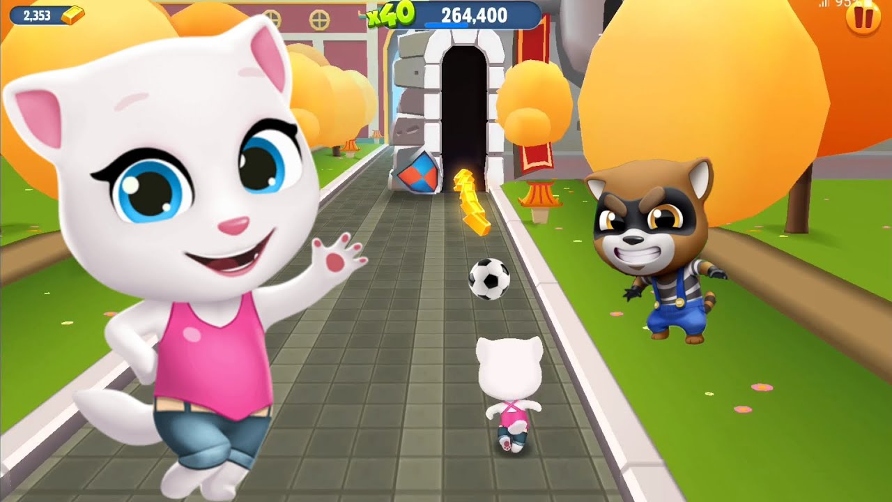 Talking Tom Gold Run. Lunar New Year Festival In The Old Town & Venice Canal. Talking Angela