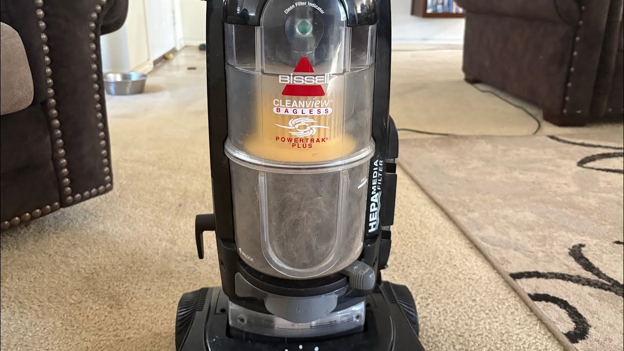 Bissell Cleanview PowerTrak Plus Natural для уборки гостиной! (Мой самый любимый Bissell!)