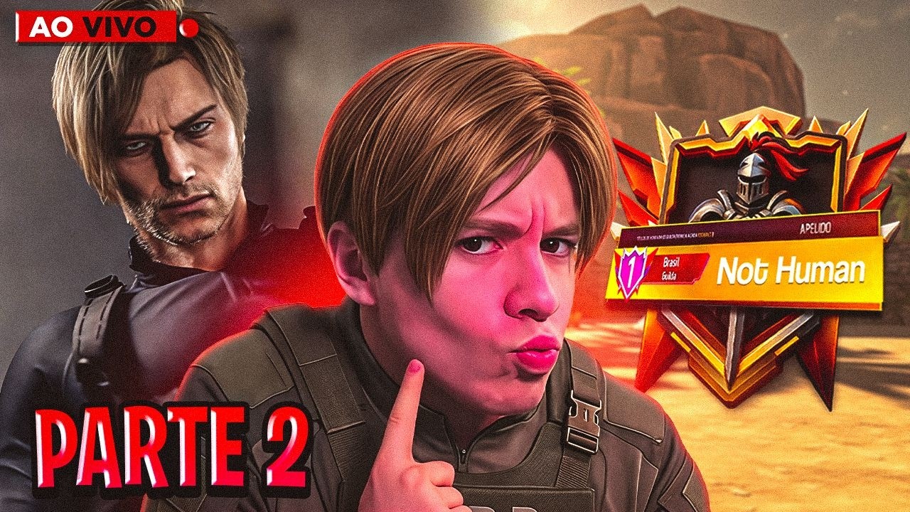 LIVE! FREE FIRE E RESIDENT EVIL MAIS TARDE - #ad