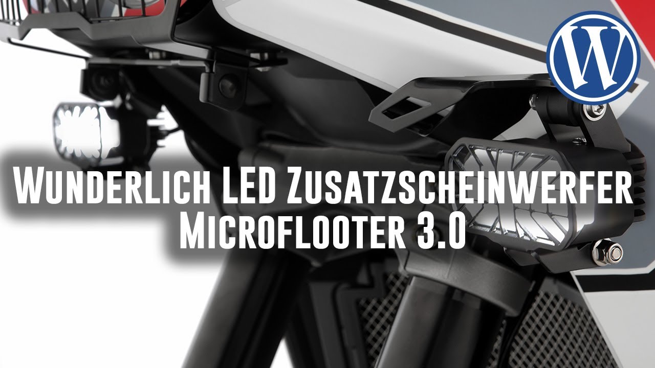 Wunderlich LED Zusatzscheinwerfer MICROFLOOTER 3.0 // 70290-002 // 70291-002