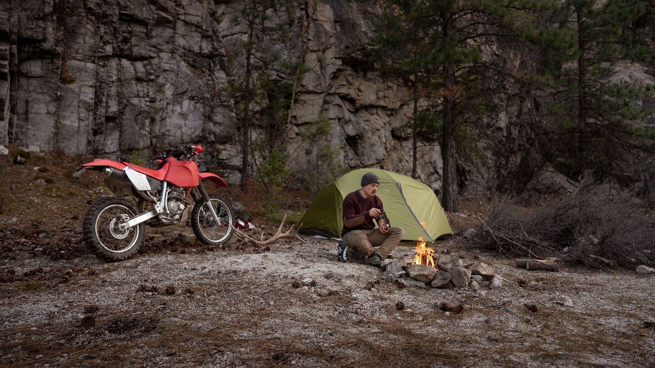 Moto Camping the Night Before Everything Changed
