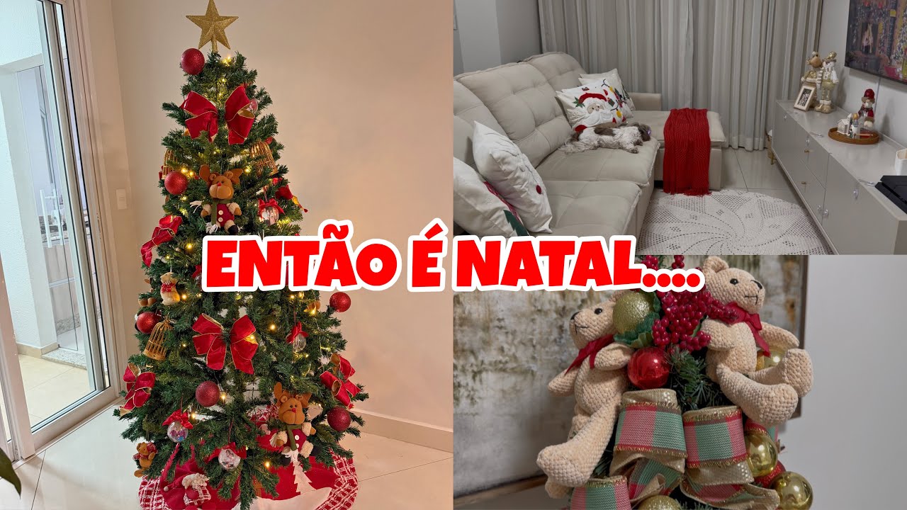 DECORANDO O APÊ PARA O NATAL + COMPRINHAS DE NATAL 🎄 ❤️