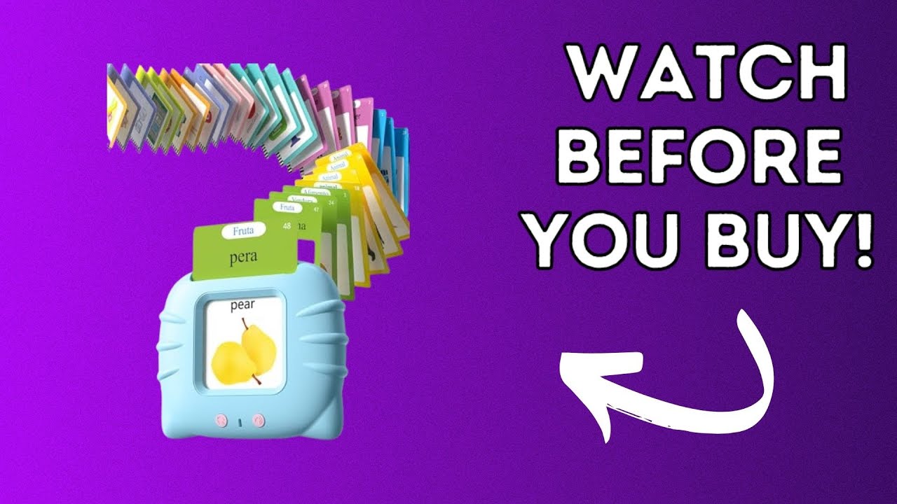 Bilingual Spanish and English Talking Flash Cards for 1-3 | Product Review