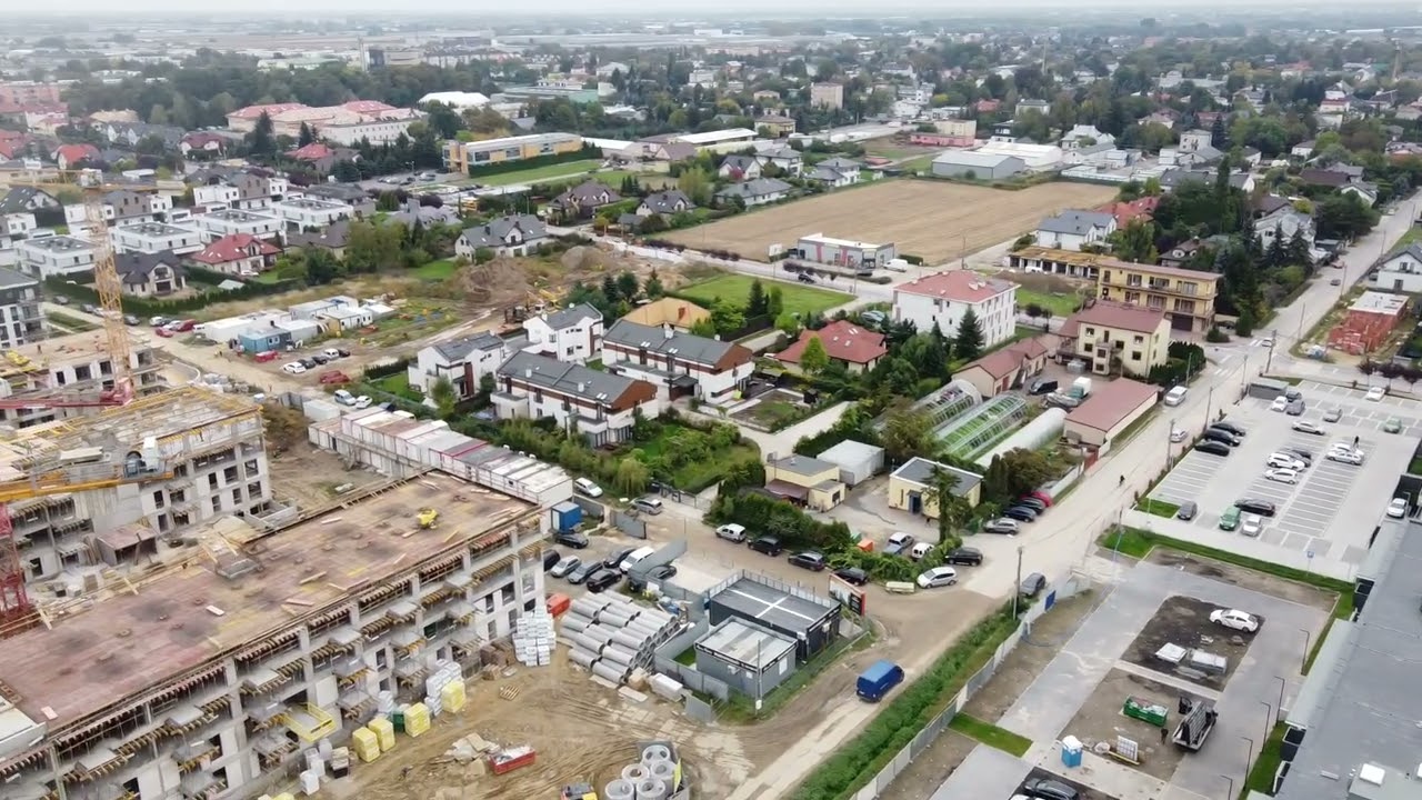 Dron Dji Mavic Mini - Panorama Ożarowa Mazowieckiego okolice Dmowskiego (2024 rok)