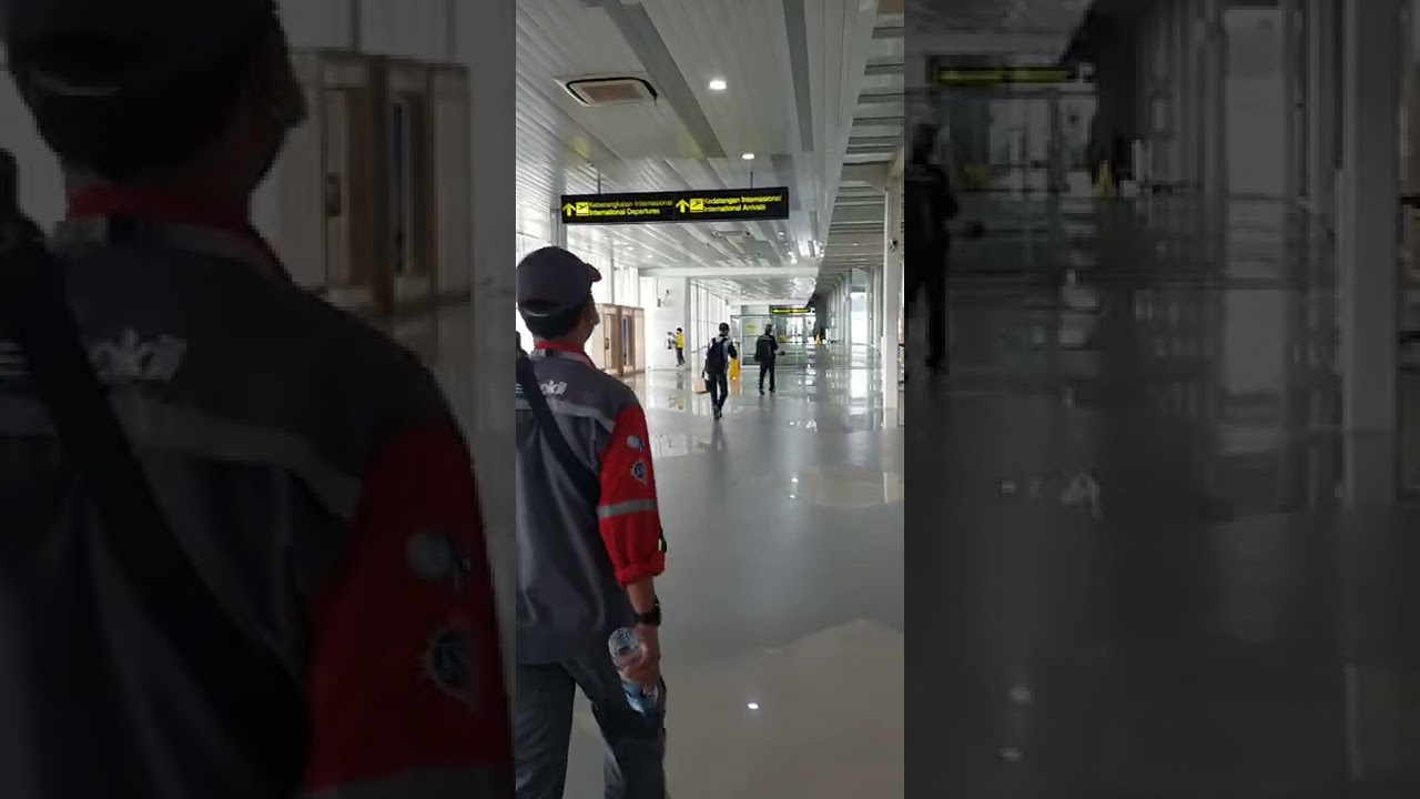 Sky train Jakarta Airport  connecting terminal 1, 2 & 3   total travel time 7 minute ,free of cost