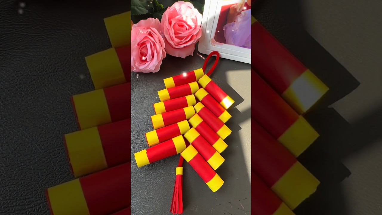 DIY New Year Firecracker | Fun & Easy Craft #diy #artandcraft #art #craft #handmade #diyideas