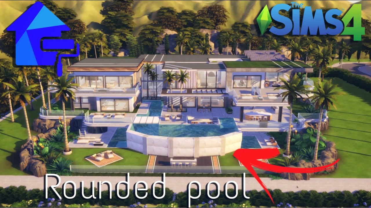 Dream Home Decorator Mansion - Sims 4 Speed Build + tour (NO CC)