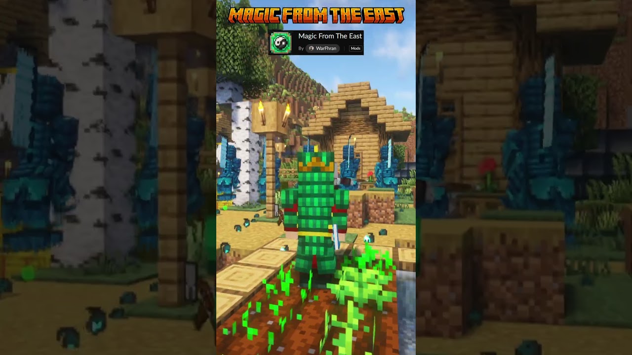 Моды Minecraft Iron's Spells 'n Spellbooks! #1 #шорты #minecraft