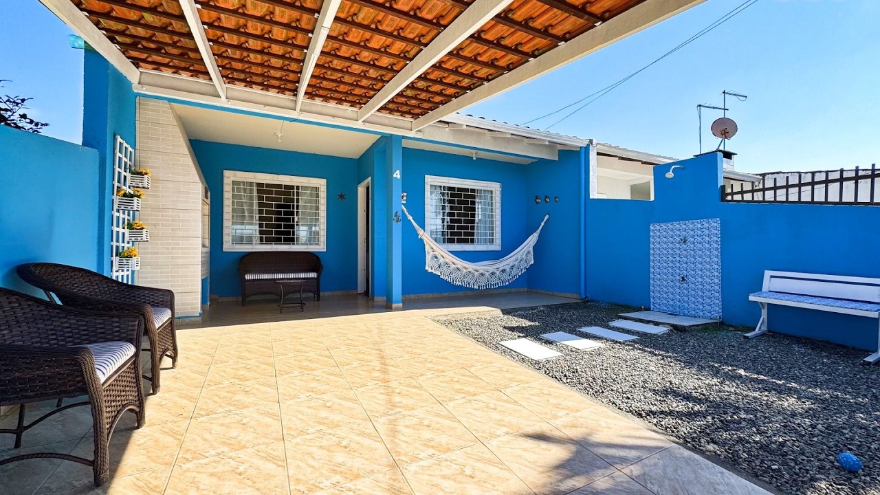 Conheça como é uma Casa a 3 Quadras da Praia em Guaratuba - Litoral do Paraná