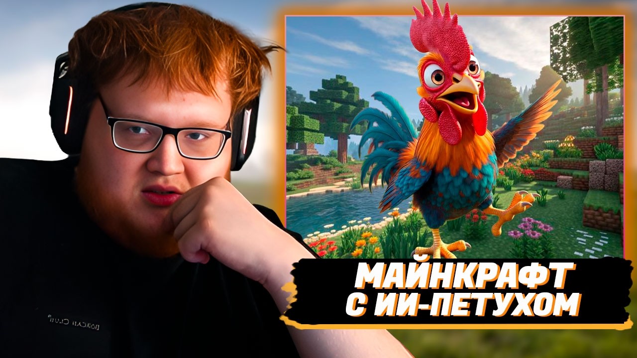ХЕЛИН ПРОХОДИТ МАЙНКРАФТ С ИИ ПЕТУХОМ | HELIN139