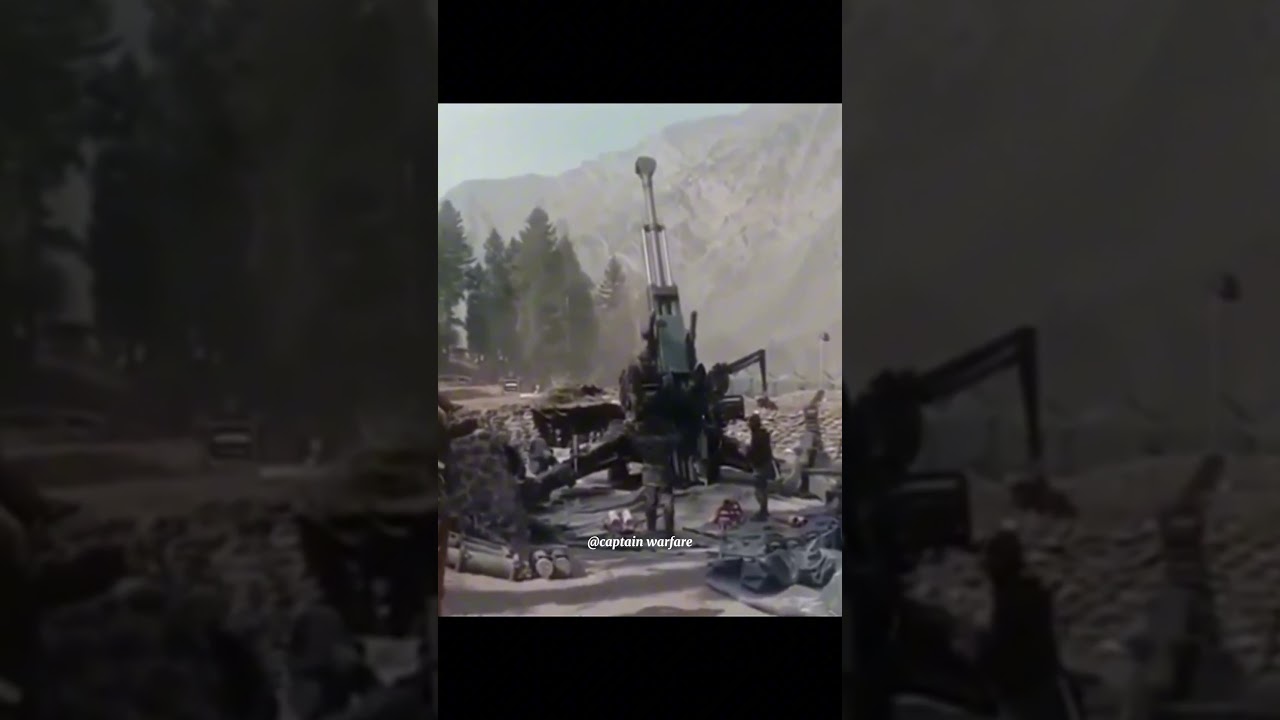 Индийская армия ведёт огонь на индийско-пакистанской границе #военные #индийскаяармия #полебоя