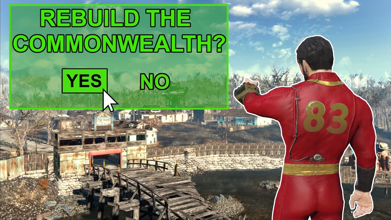 Fallout 4, но я восстановлю всю пустошь Содружества