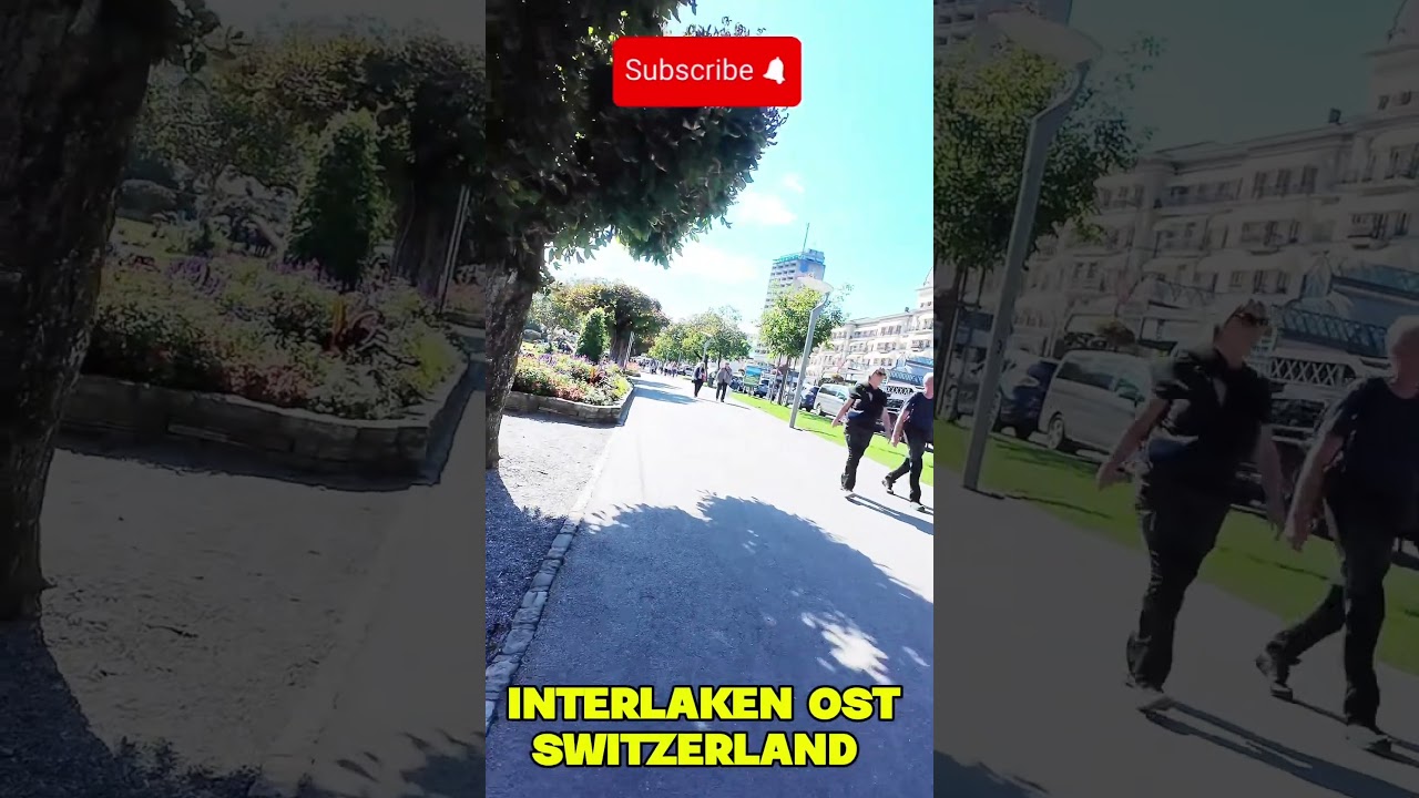 Interlaken OST Switzerland #music #shortsviral #travel #shortsfeed#walkingtour #berneseoberland