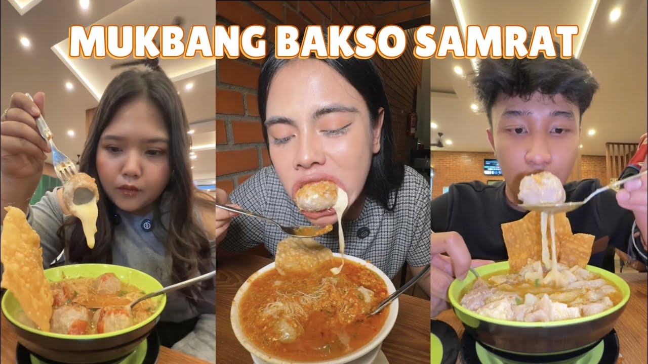 MUKBANG BAKSO SAMRAT MUNCRAT 🤤😍🔥 || part 2