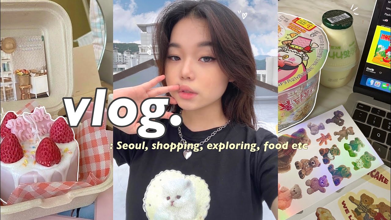 vlog🧸: Gangnam, exploring, food, shopping etc!