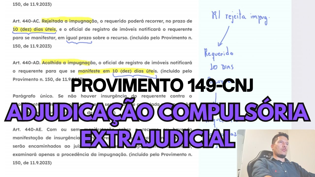 Adjudicação Compulsória Extrajudicial - Aula completa