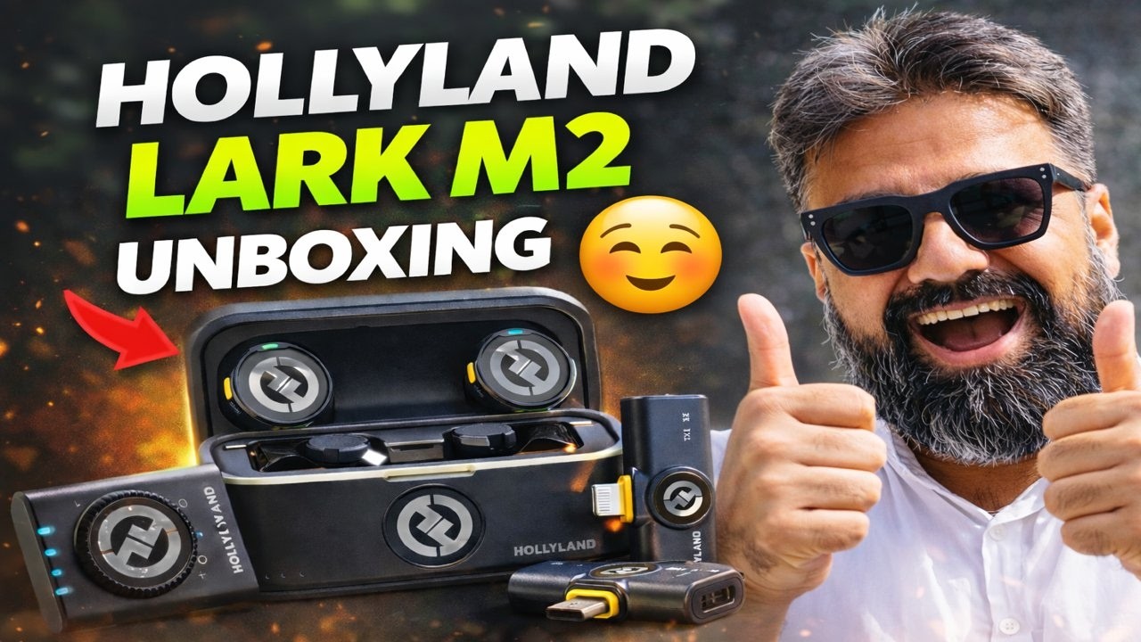 HOLLYLAND LARK M2 SMALLEST MIC EVER ? #tech