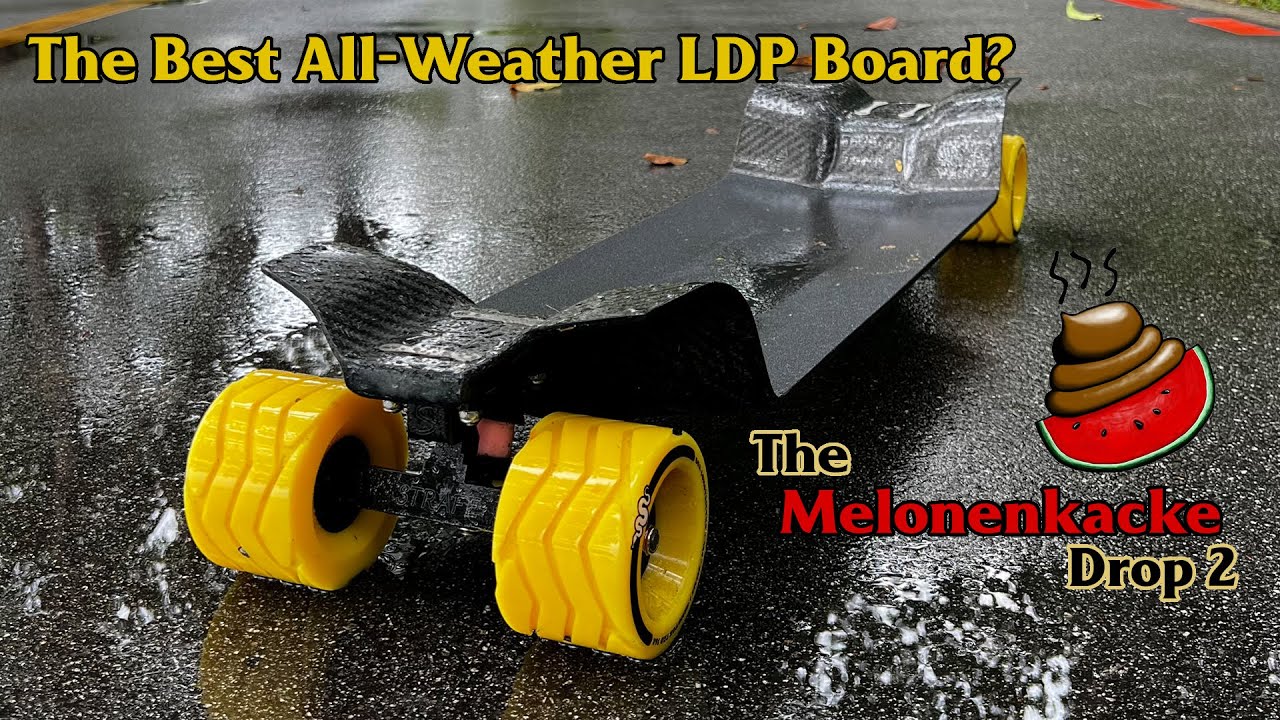 The best All-Weather LDP board? The Melonenkacke Drop 2 longboard!