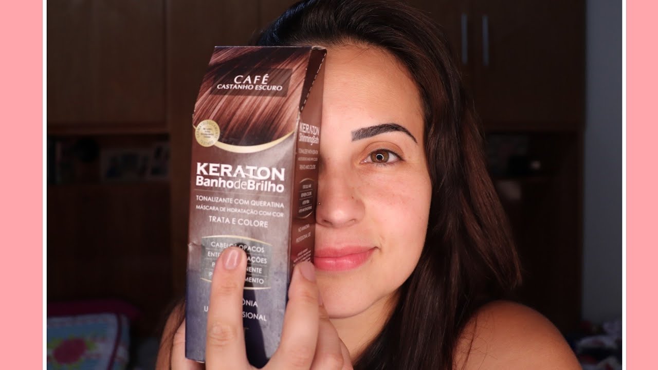 #keraton Banho de brilho castanho em 30 minutos