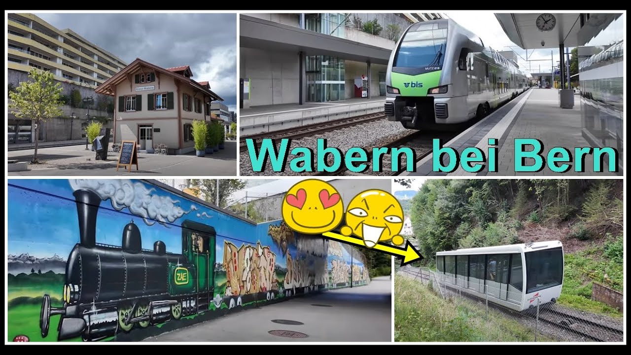 BLS Bahnhof Wabern bei Bern & Gurtenbahn