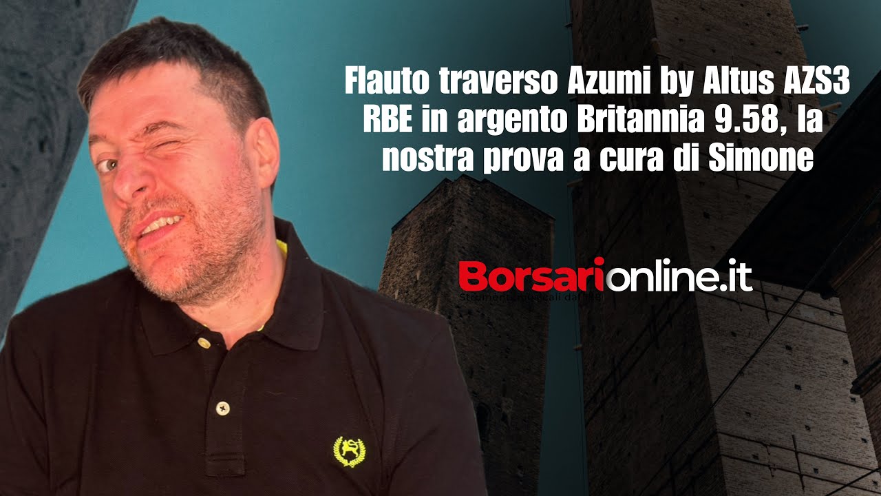 Flauto traverso Azumi by Altus AZS3 RBE in argento Britannia 9.58, la nostra prova a cura di Simone