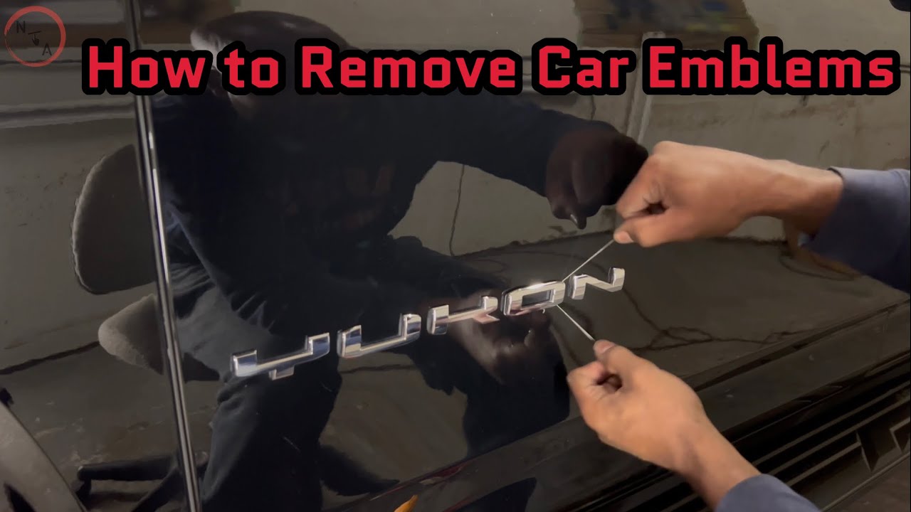 How To Remove Car Emblems without damaging the paint