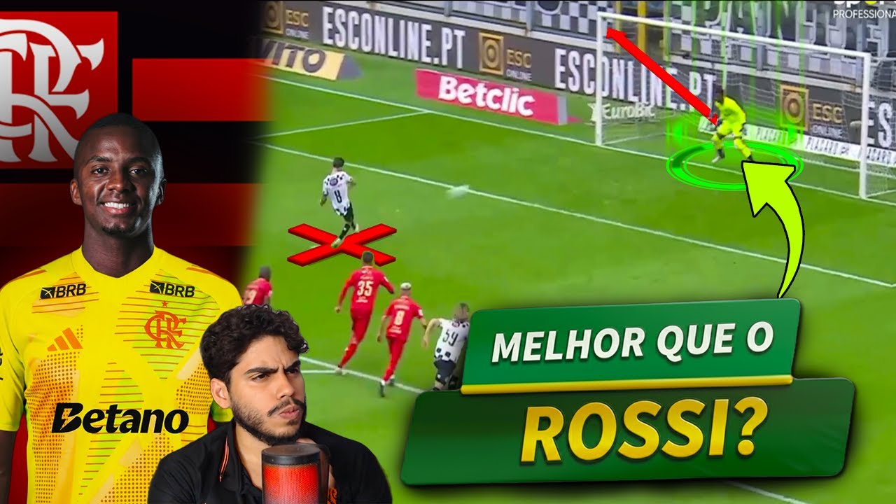 COMO JOGA O GOLEIRO ANDREW REFORÇO DO FLAMENGO PRA 2026