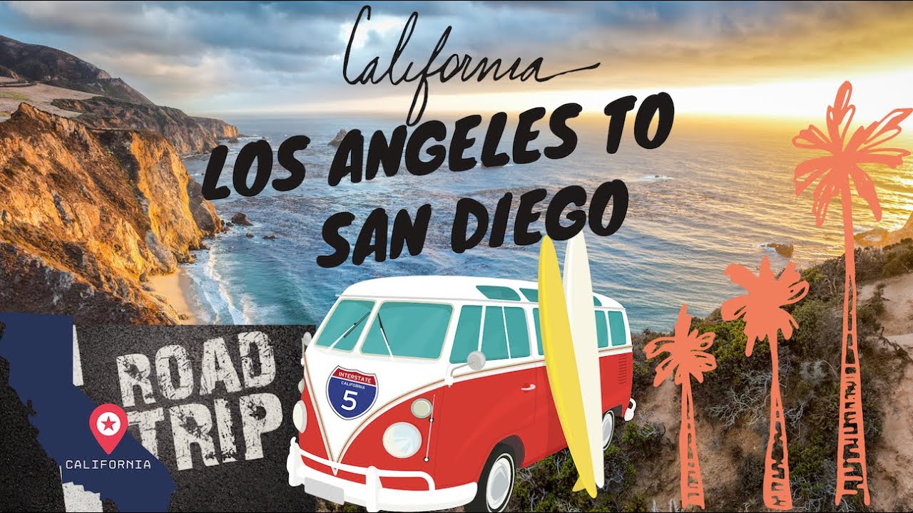 Los Angeles to San Diego - Driving USA