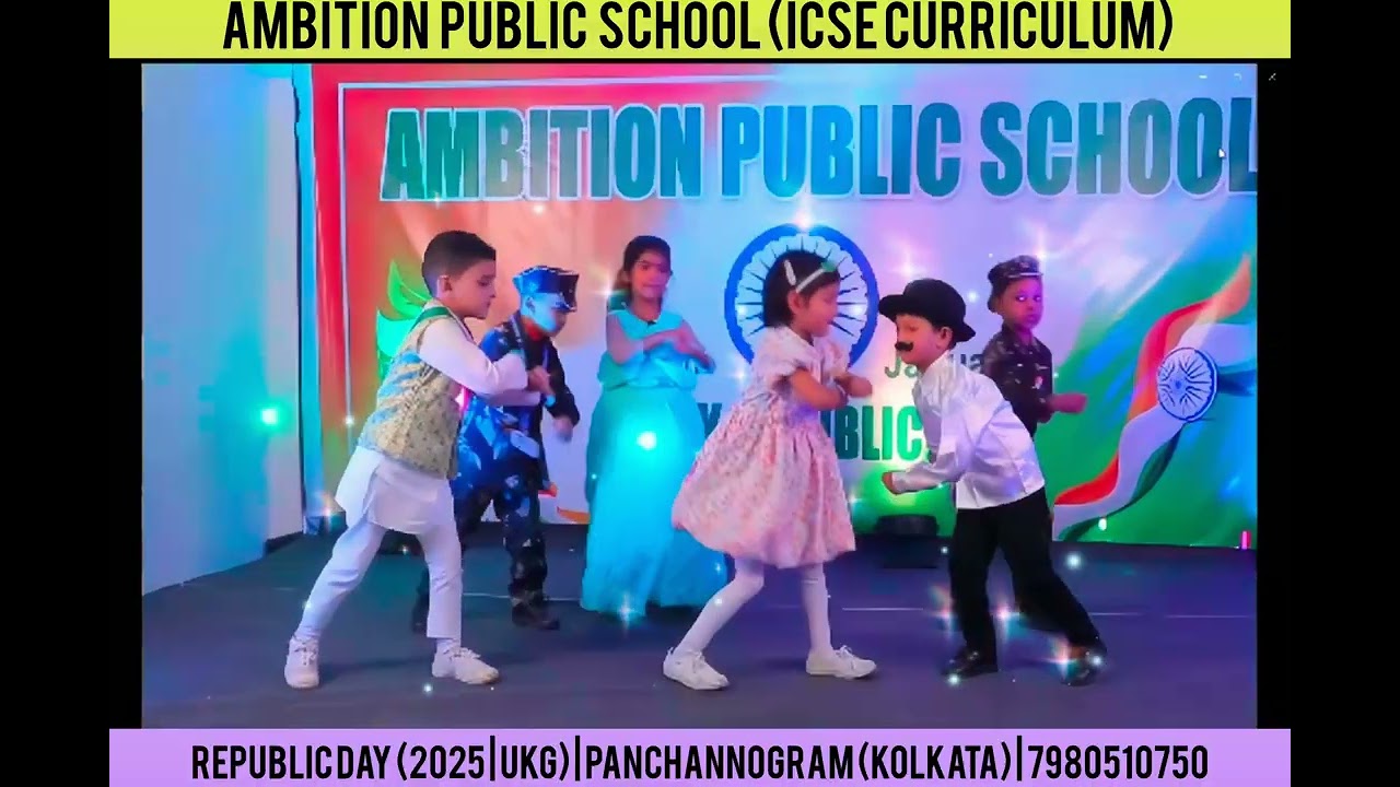 Chhota bachcha jan ke na koi ankh dikhana re | UKG | Ambition Public school | Republic day act 2025 