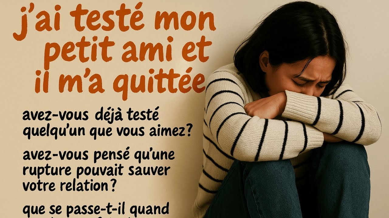 I Tested My Boyfriend and He Left Me| Learn French With Simple Story| French Practice A1-A2