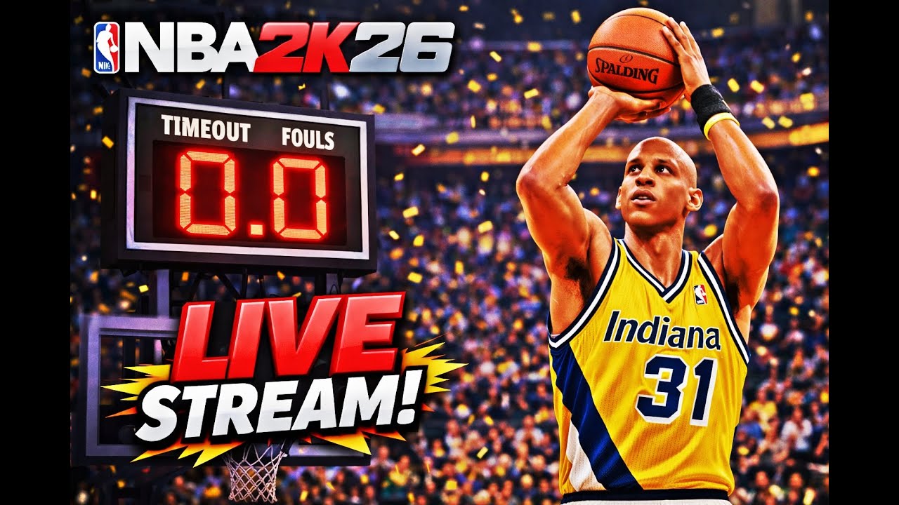 🔴LIVE NBA 2K26 REGGIE MILLER BUILD 6'8