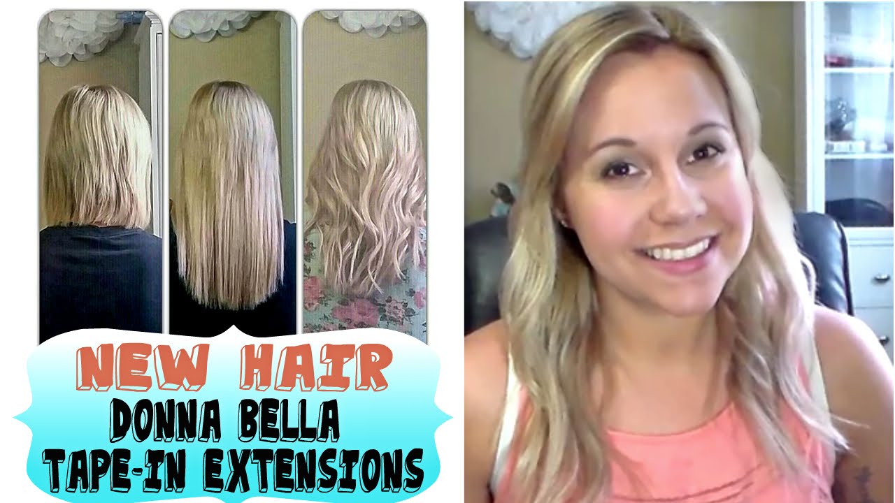 NEW HAIR EXTENSIONS|Donna Bella Tape-In|Short To Long