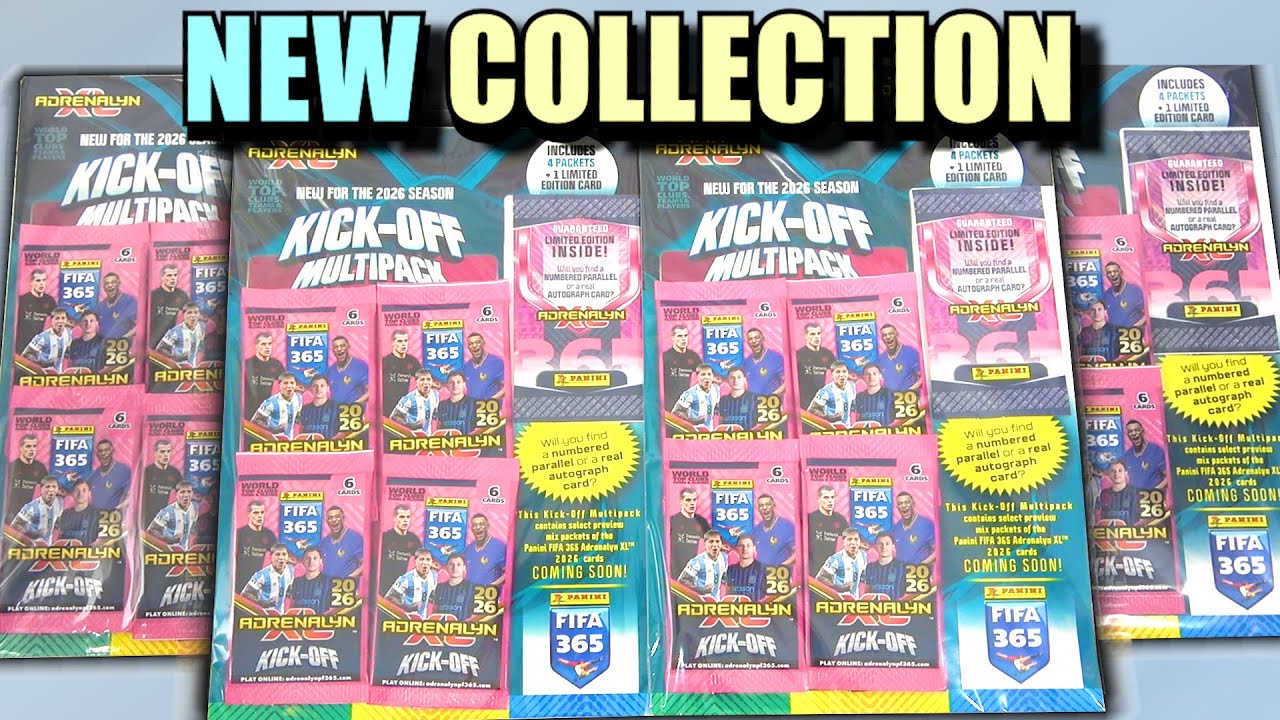 *NEW* PANINI ADRENALYN XL 2026 FIFA 365 KICK OFF MULTIPACKS | Opening 4 Multipacks For An Autograph
