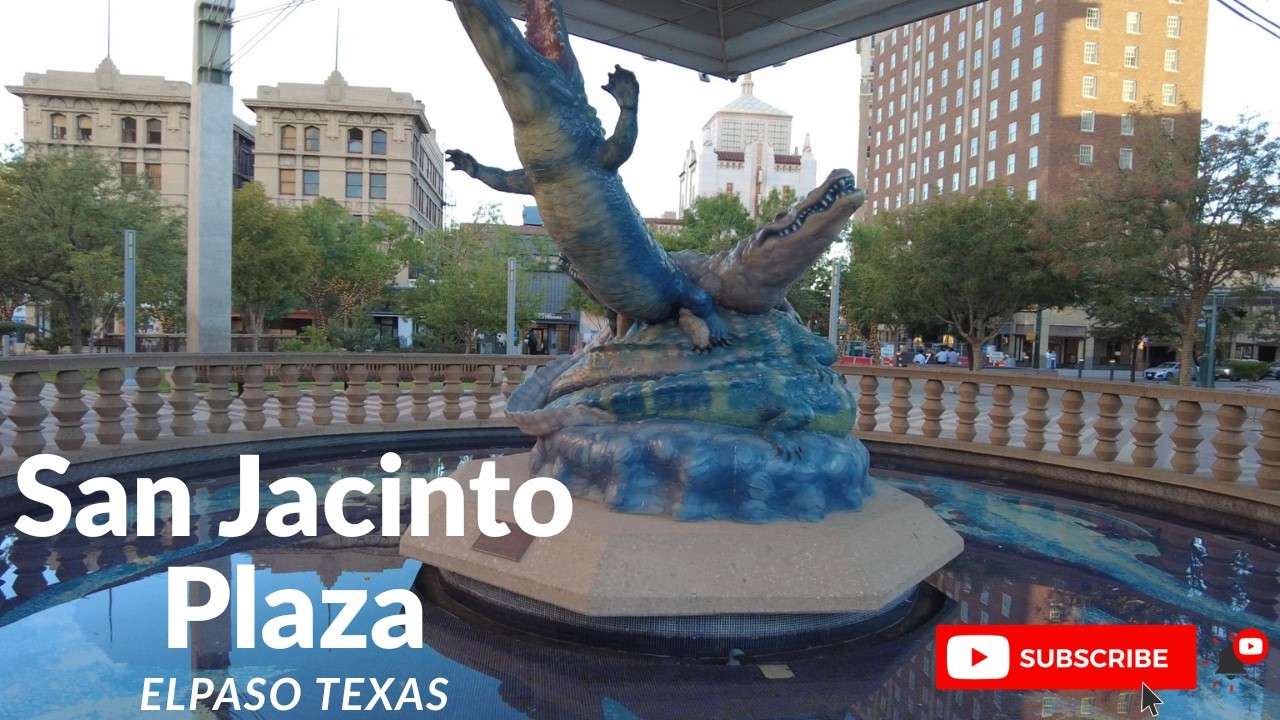 Histórica Plaza San Jacinto (Lagartos), El Paso TX