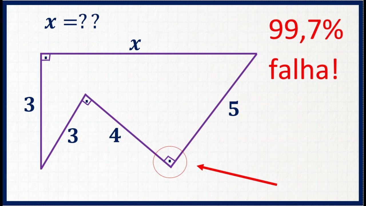 💟 Puzzle de Geometria Plana (Não confie na figura!!) - A Matemática é LINDA! #6 💟