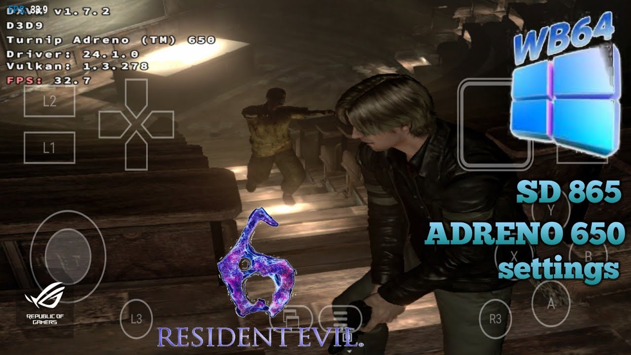WINLATOR WB64 / RESIDENT EVIL 6 / SNAPDRAGON 865 / ADRENO 650