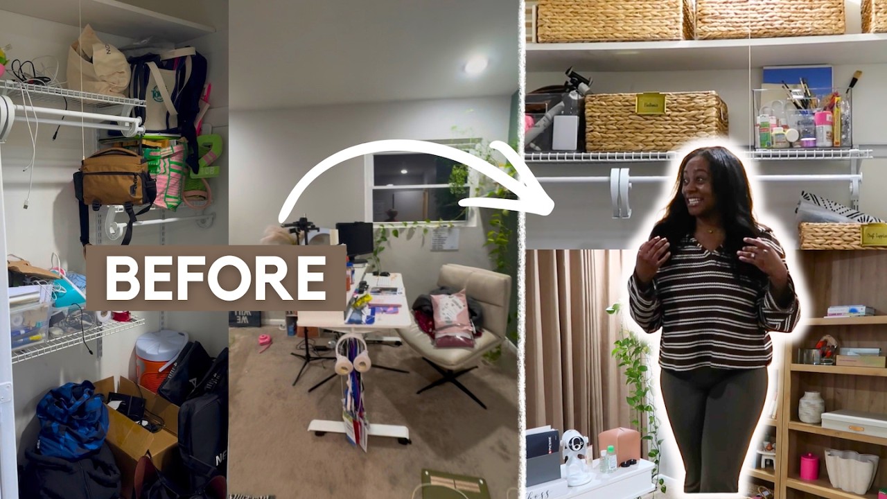 She Hated Her Office… Until I Organized It (Before & After)
